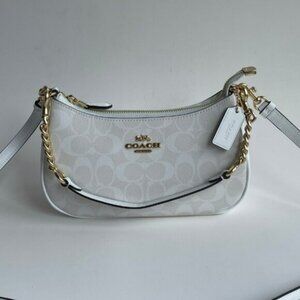 Coach Teri Shoulder Bag In Signature Canvas